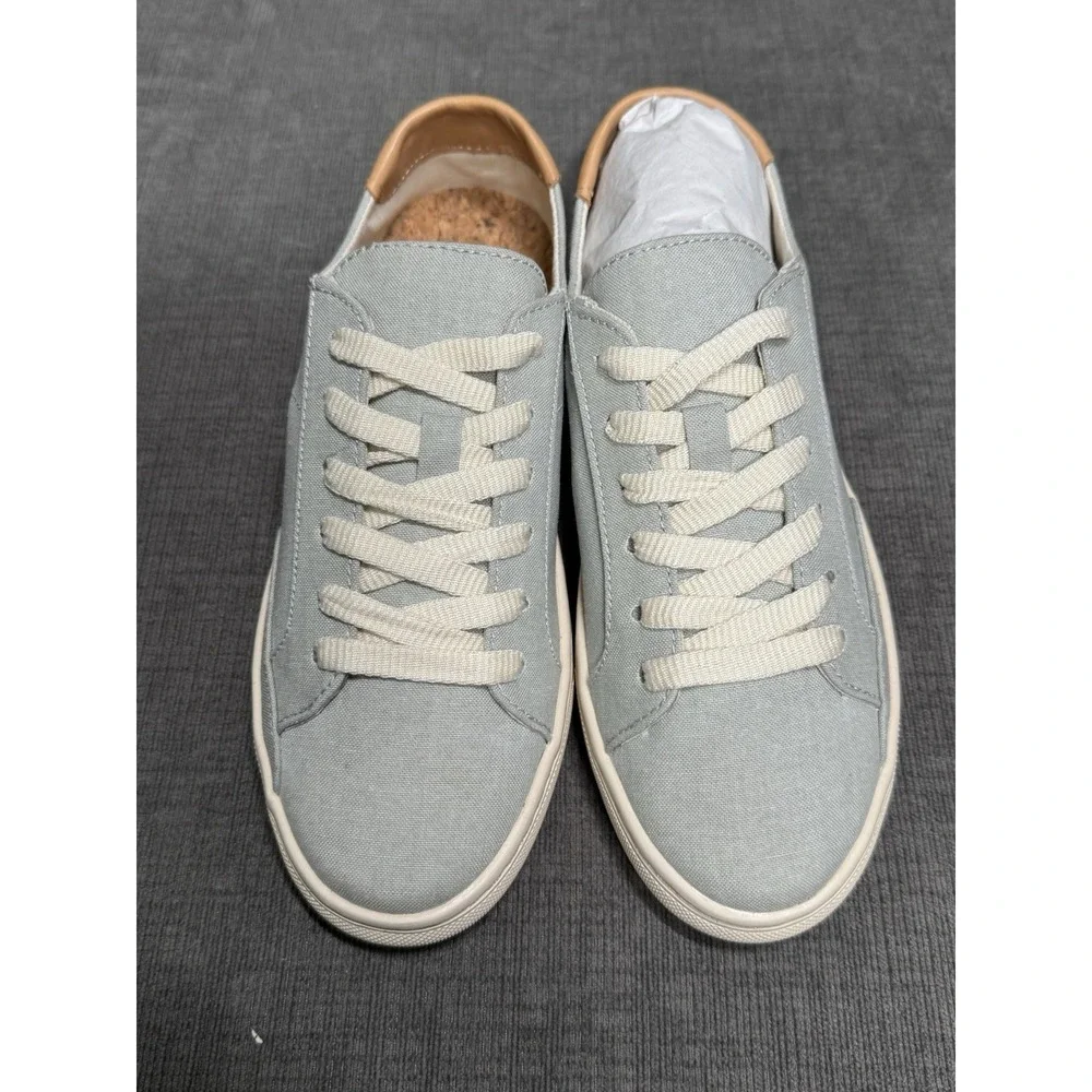 Soludos Ibiza Lace Up Canvas Sneakers.‎ Light Blue US 6 EU 37